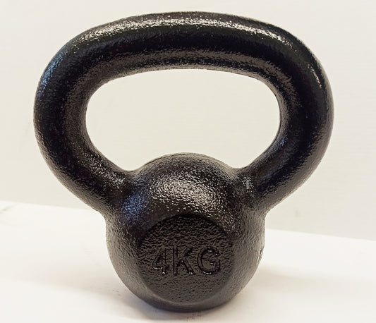 Ušná činka, kovová - Kettlebell, 4 kg
