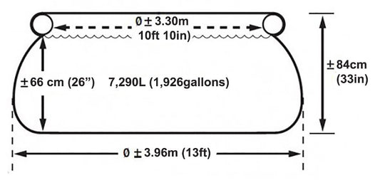 Umývadlo Intex Easy (rýchly bazén) 396x84 cm - 28143