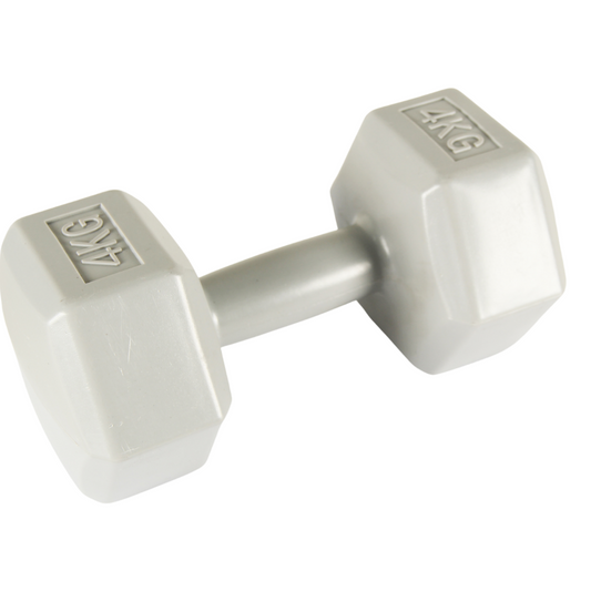 S-SPORT PVC činka na ruky, šesťhranná 2x4 kg