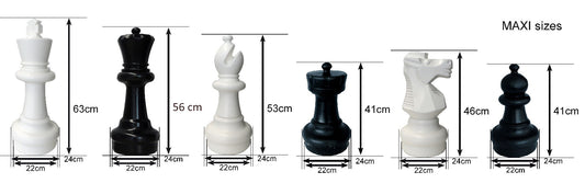 Vonkajšia šachová súprava, 63 cm CHESSMASTER