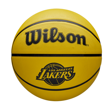 Exteriérová basketbalová lopta, veľkosť 5 - WILSON NBA TEAM TRIBUTE SOLID - LOS ANGELES LAKERS