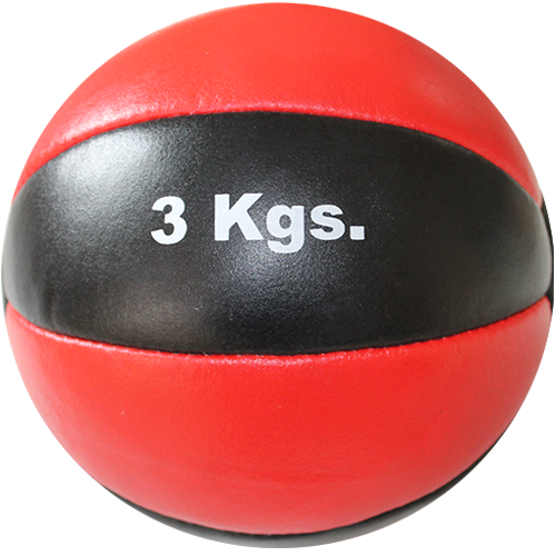 Kožená medicinbalová lopta, 3 kg WINART