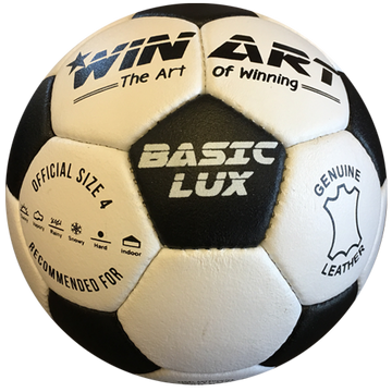 Kožená futbalová lopta, veľkosť 4 WINART BASIC LUX