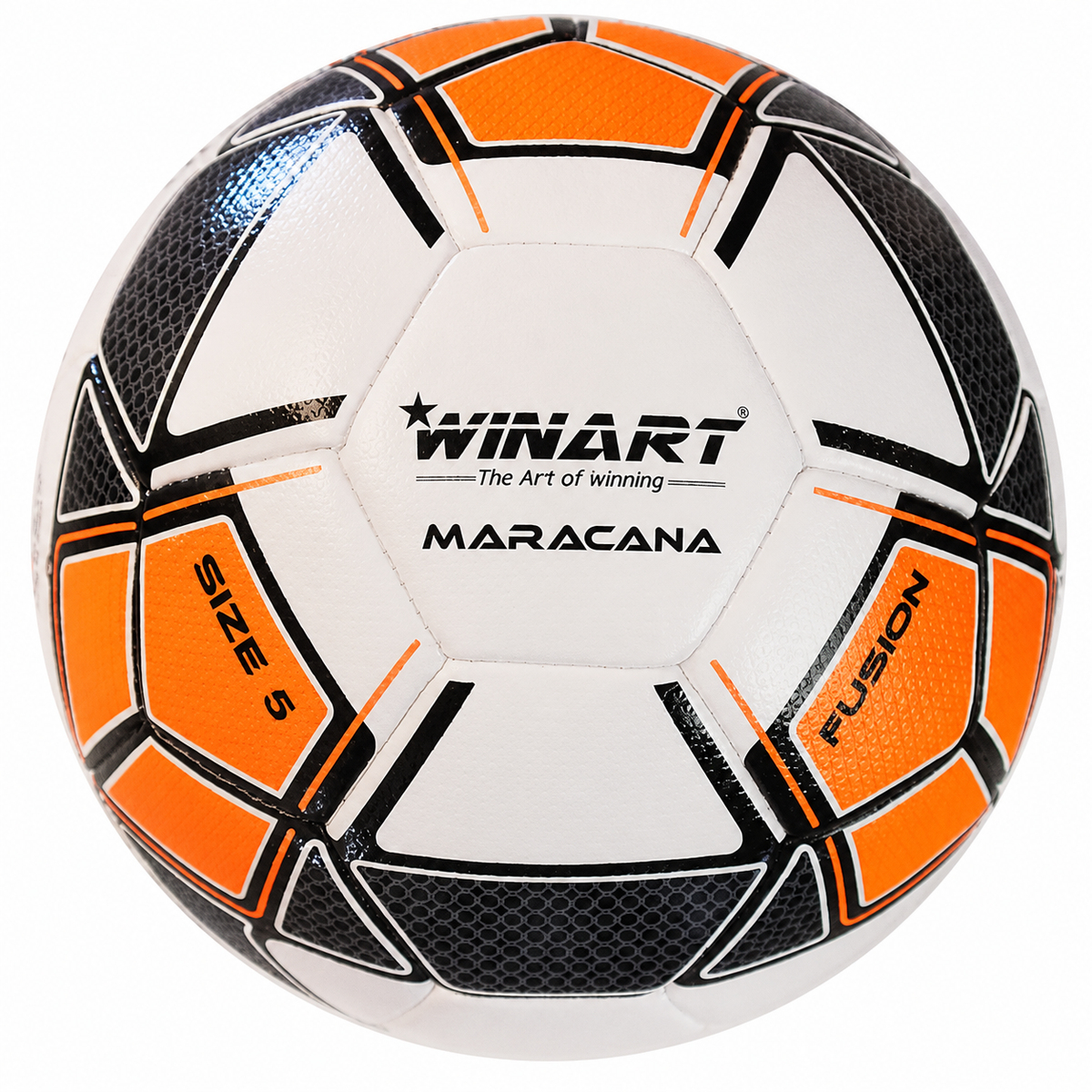 Futbalová lopta, veľkosť 5, WINART MARACANA ORANGE