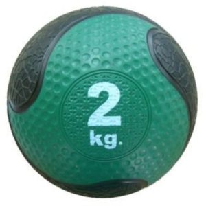 Gumená medicinbalová lopta, 2 kg SPARTAN POWER 
