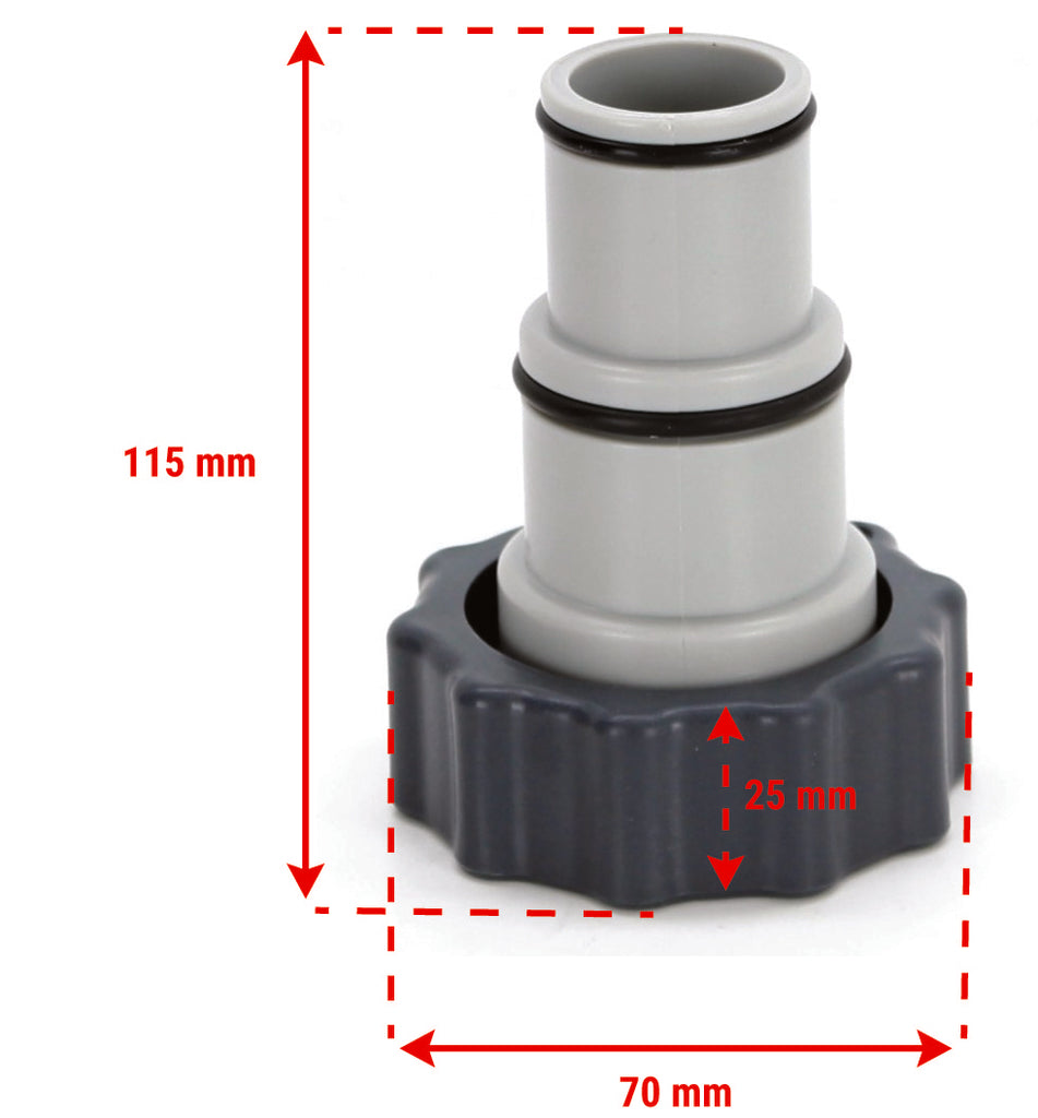 Prevodník Hollander pre 32 mm/38 mm rúrku kopije - adaptér A - INTEX 10849