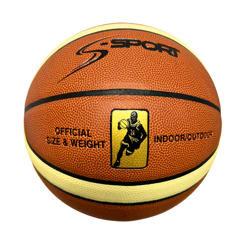 Basketbalová lopta veľkosť 6, vonku/vnútri – S-SPORT ACADEMY GRIP