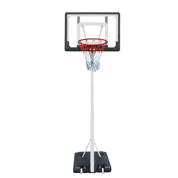 Nastaviteľný basketbalový kôš so stojanom SPARTAN TRANSPARENT JUNIOR