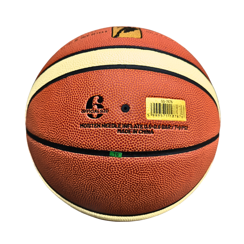 Basketbalová lopta veľkosť 6, vonku/vnútri – S-SPORT ACADEMY GRIP