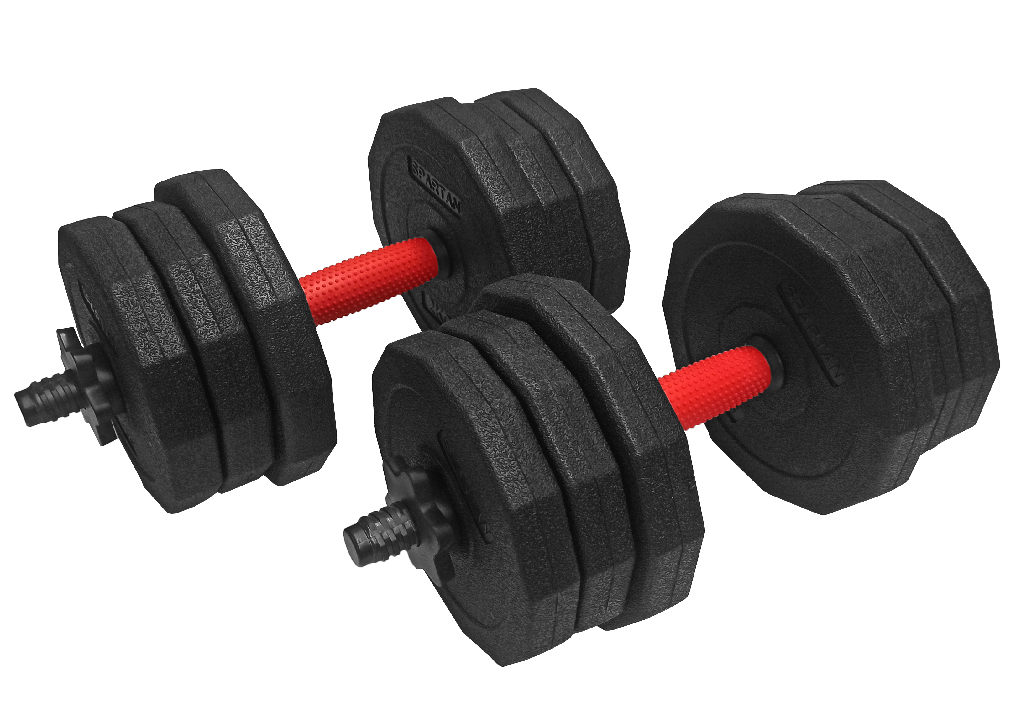 Sada ručných činiek, 20 kg SPARTAN 
