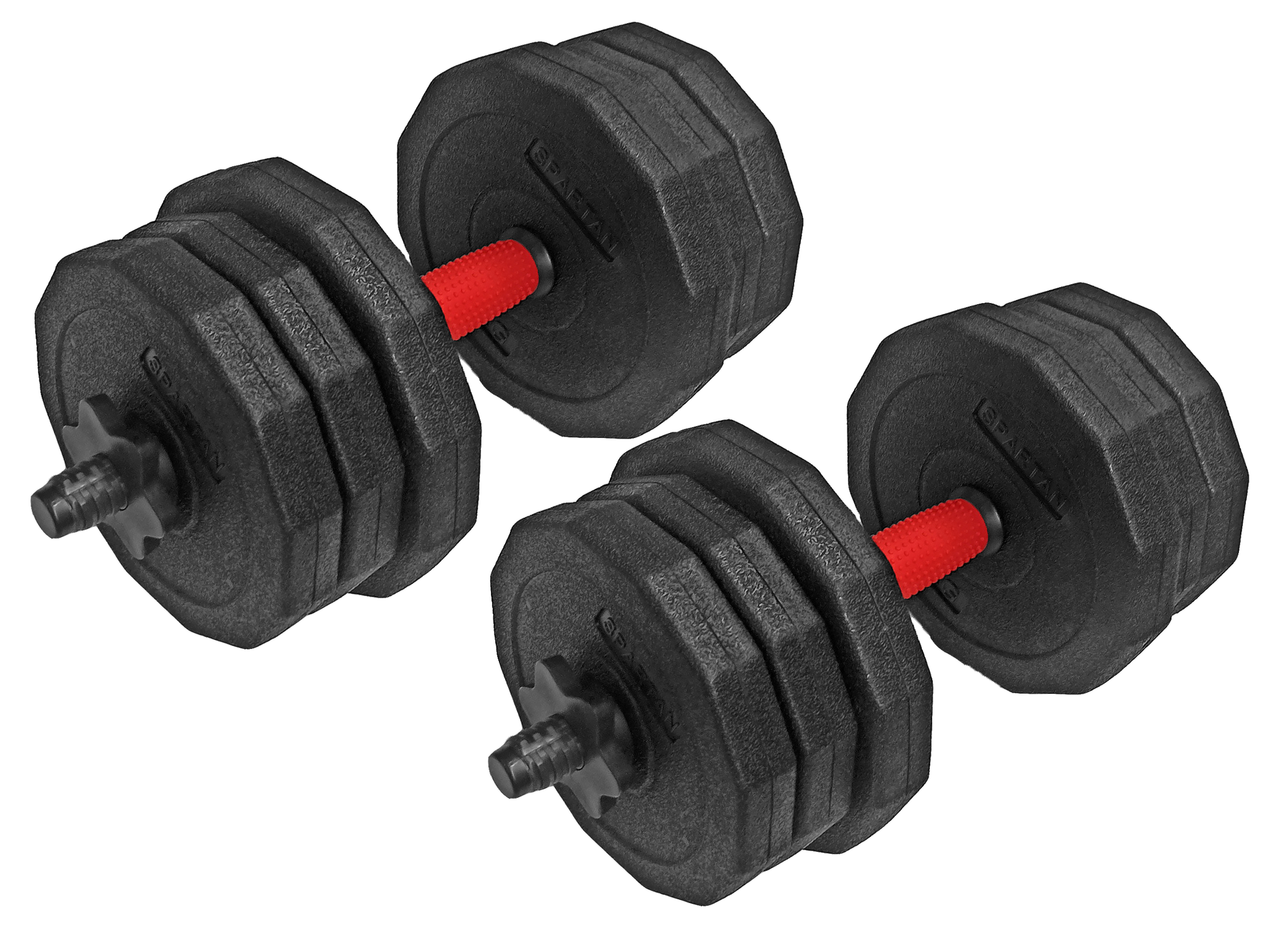 Sada ručných činiek, 20 kg SPARTAN 