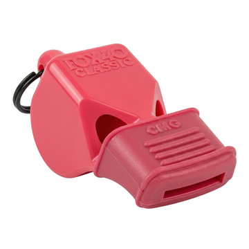Ružová píšťalka s náustkom šetrným k zubom FOX40 CLASSIC CMG SAFETY PINK