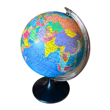 Rumunsky popísaný glóbus, 25 cm – politická mapa