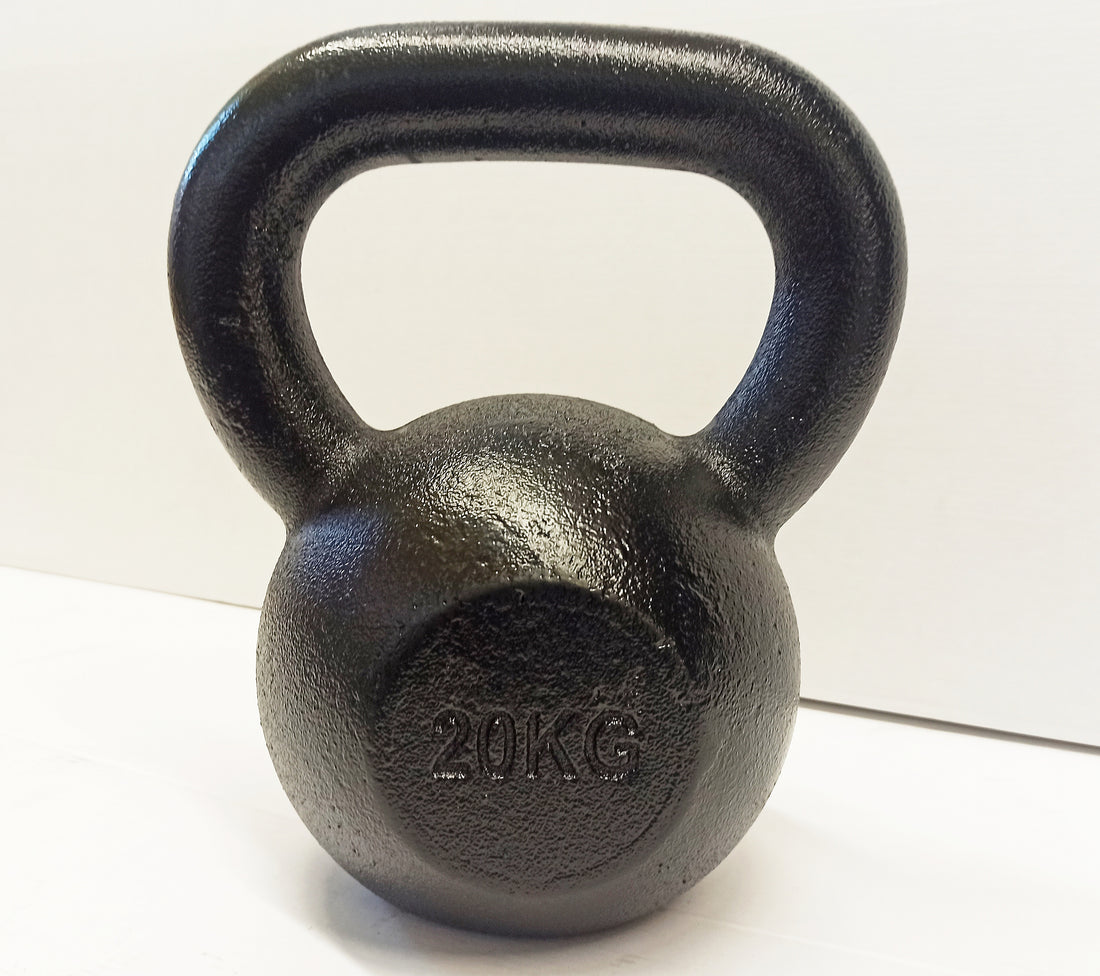 Ušná činka, kovová - Kettlebell, 20 kg