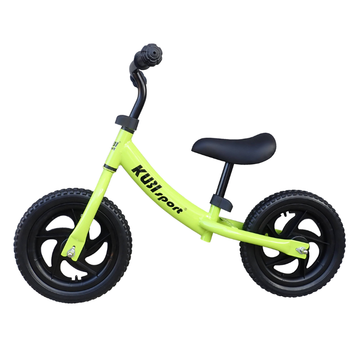 Detské odrážadlo s 12" plastovými kolesami, zelené