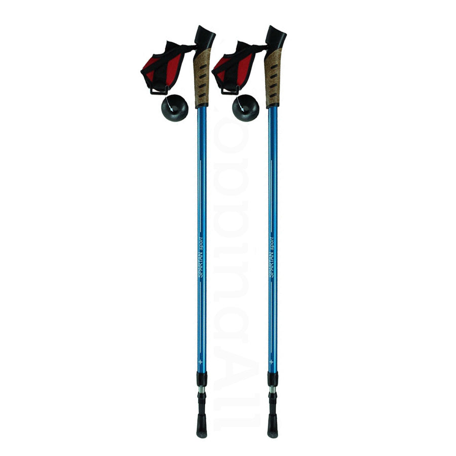 Vychádzková palica, modrá NORDIC WALKING SPARTAN