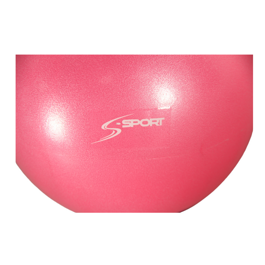 S-SPORT Over ball (mäkká lopta, lopta na pilates) 20 cm, ružová