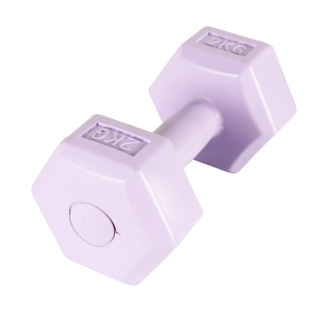 S-SPORT PVC činka na ruky, šesťhranná 2x2 kg