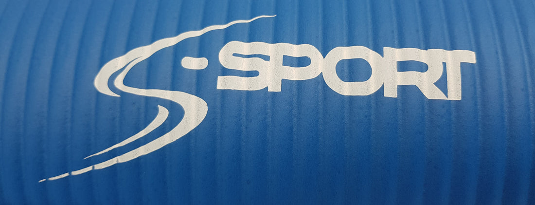 S-SPORT Podložka na jogu / fitness podložka, hrubá, modrá
