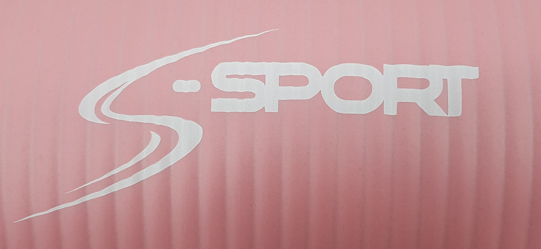 S-SPORT Podložka na jogu / fitness podložka, hrubá, fialová