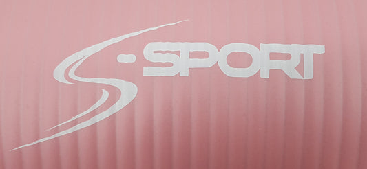 S-SPORT Podložka na jogu / fitness podložka, hrubá, fialová