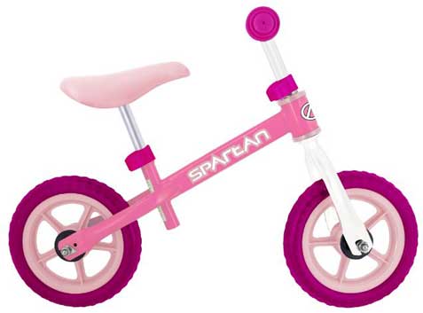 Učiaci sa bicykel Pink SPARTAN RUNNING BIKE