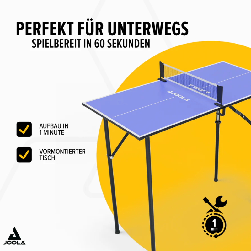 Mini stolnotenisový stôl do interiéru so sieťkou - JOOLA MINI