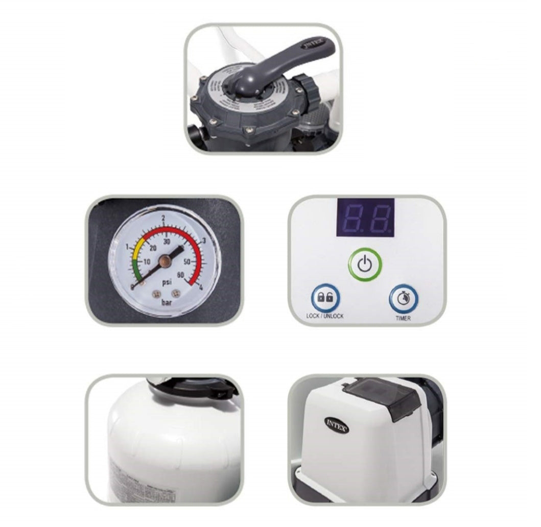 Vodný Vir SX925, Piesskovský filter Intex 26642 - NOVA Technology Hydroaerai