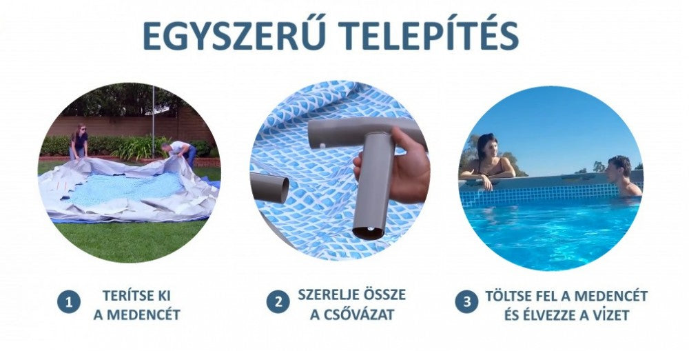 Bazénová súprava s kovovým rámom 305x76 cm INTEX PRISM FRAME POOL 26702