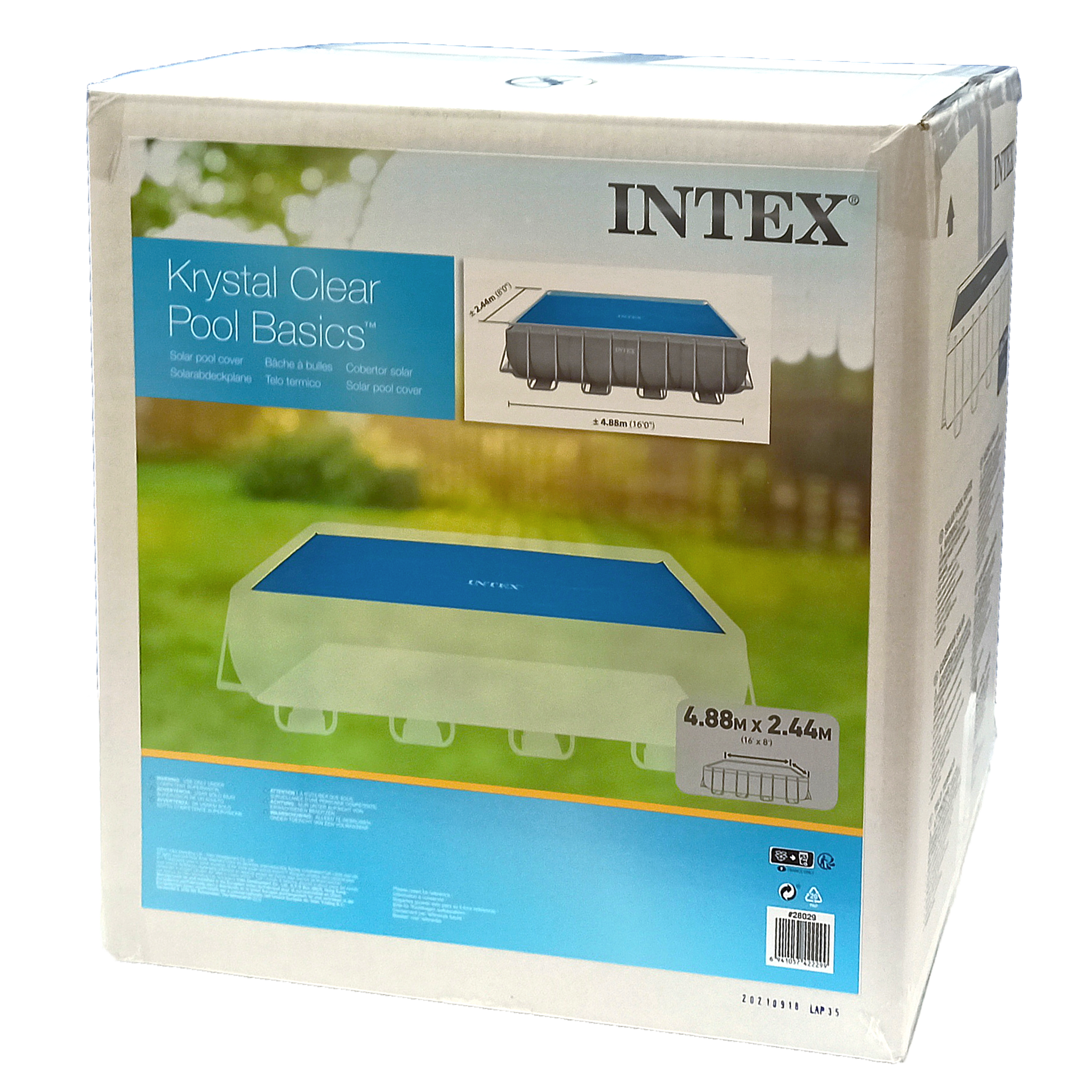 Solárna deka pre bazén 488x244 cm - INTEX 28029