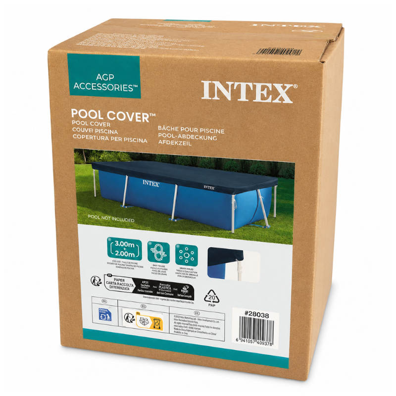 Obdĺžnikový kryt bazéna INTEX 28038