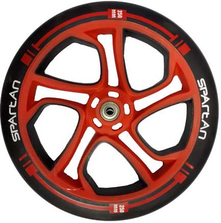 Valčekové koleso s nábojom ABEC 7, 215 mm SPARTAN