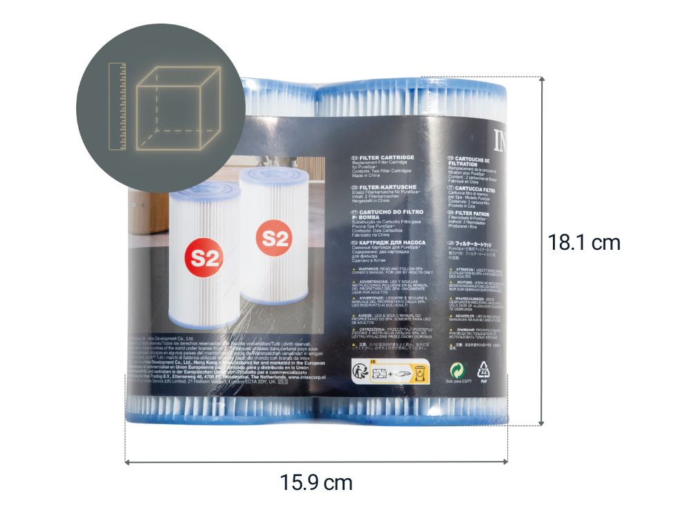 Filtračná vložka S2 duopack – INTEX 29012 