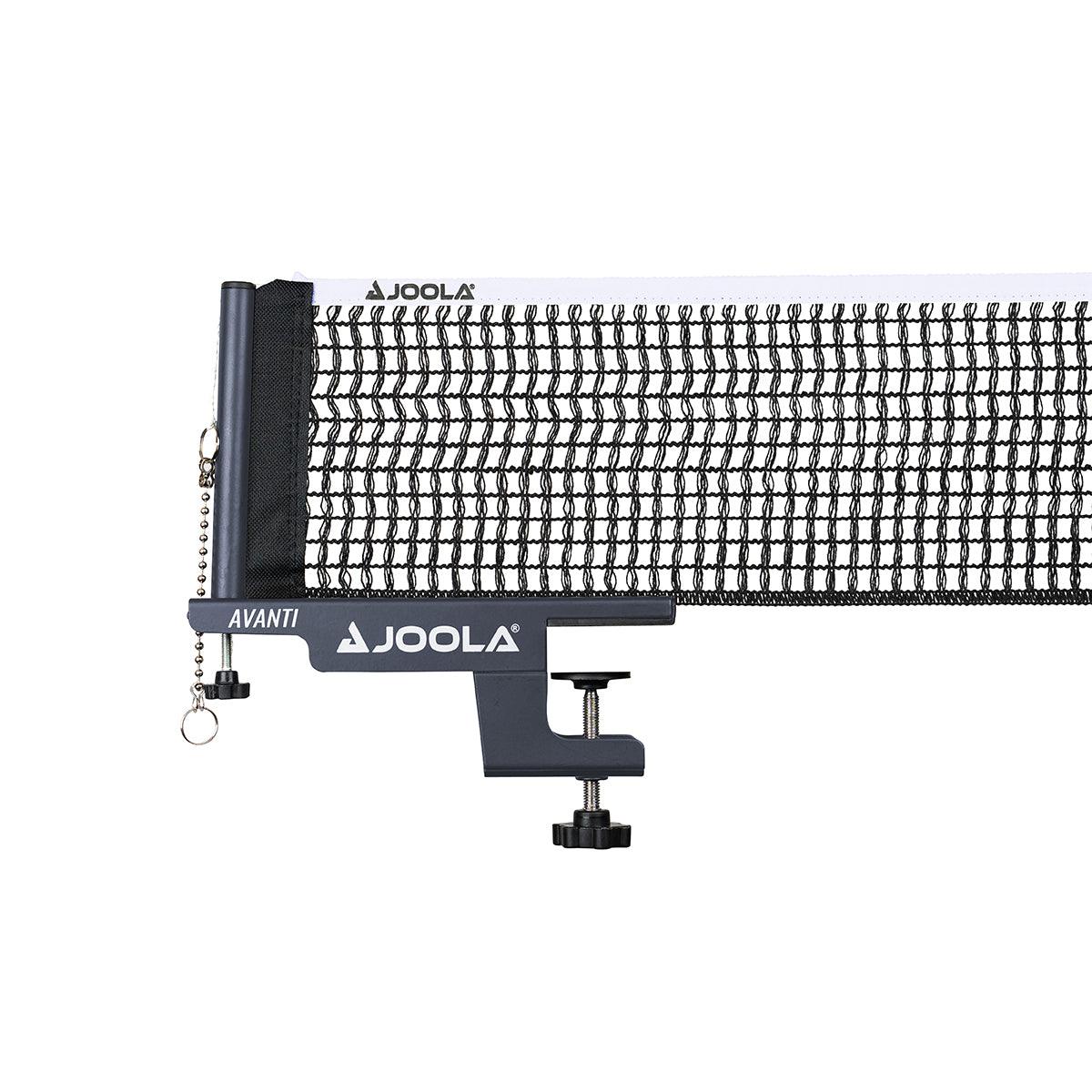 Nastaviteľná stolnotenisová sieťka s kovovou svorkou – JOOLA AVANTI Dark-Grey