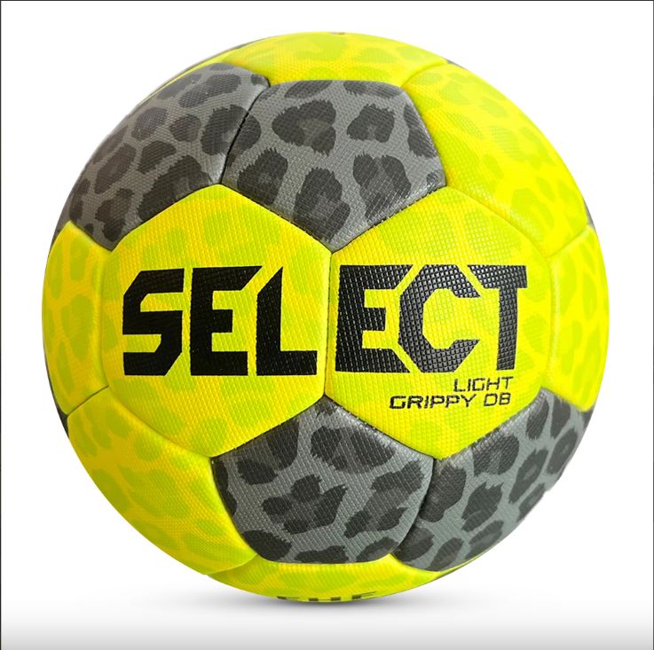 Hádzanárska lopta SELECT HB-LIGHT GRIPPY V24 ŽLTÁ/SIVÁ veľkosť 1