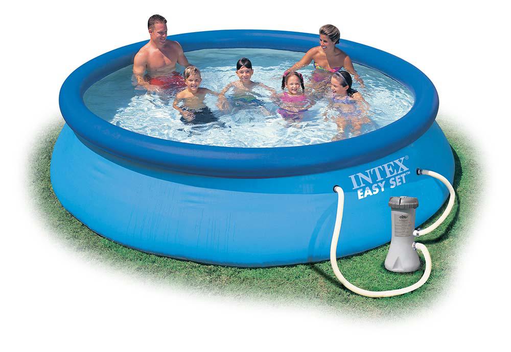 Súprava bazéna Intex Easy splash 366x76cm, s rotačným kolesom - 28132