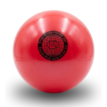 FIG schválená súťažná lopta na modernú gymnastiku, 19 cm, červená - TREMBLAY GRS190