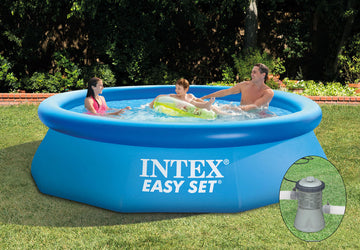 Súprava bazéna Intex Easy splash 305x76cm, s rotačným kolesom - 28122
