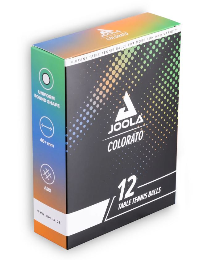 Pingpongové loptičky sada 12 JOOLA COLORATO