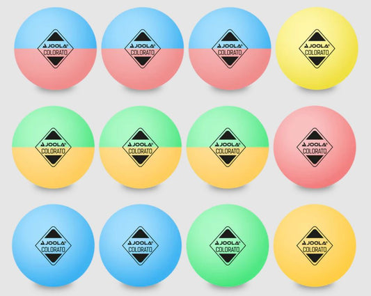 Pingpongové loptičky sada 12 JOOLA COLORATO