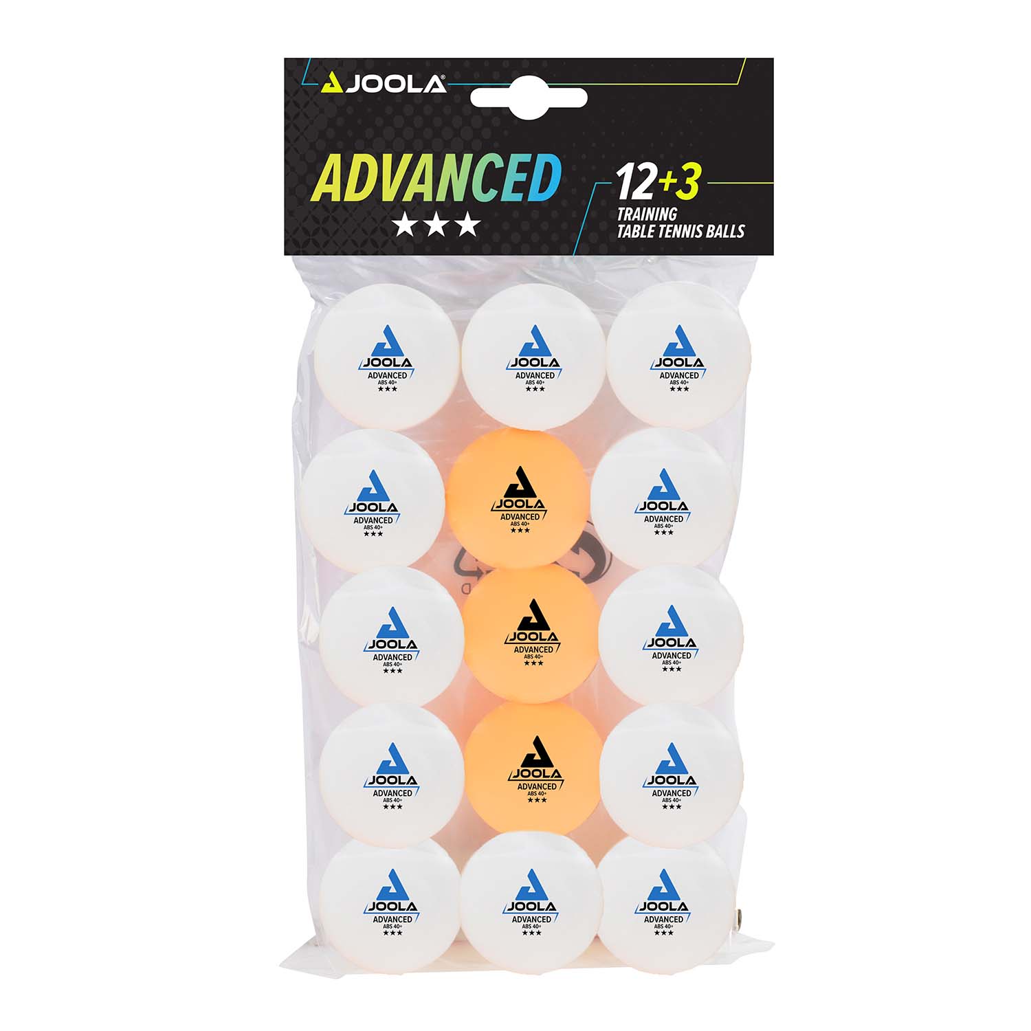 Sada pingpongových loptičiek 12 + 3 ks – JOOLA ADVANCED TRAINING 40+ 