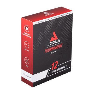 Sada pingpongových loptičiek, 12 ks (biele) – JOOLA TOURNAMENT 40+ 
