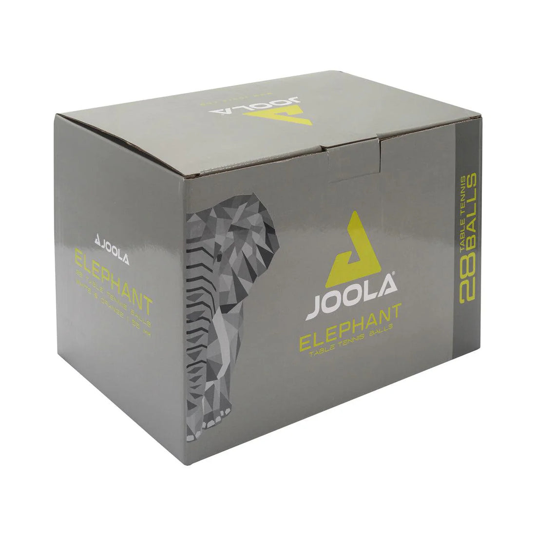 Sada pingpongových loptičiek 55 mm, extra veľké, pre začiatočníkov, 28 ks (biele) JOOLA ELEPHANT  