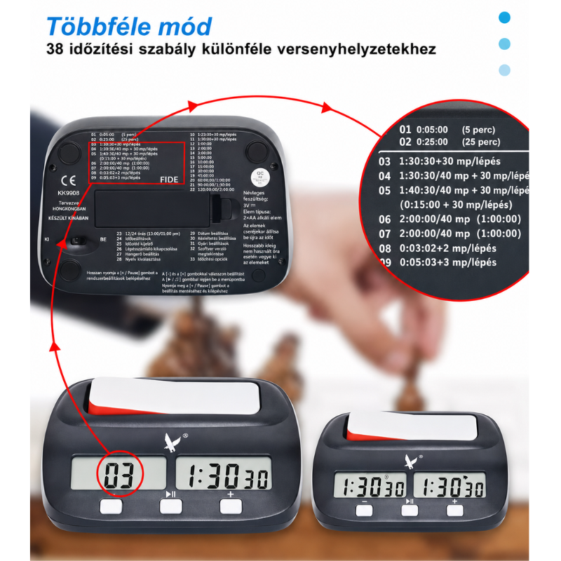 Šachové hodiny LEAPTIMER