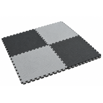 Športová podložka tatami 100x100x2 cm LEE šedo-čierna