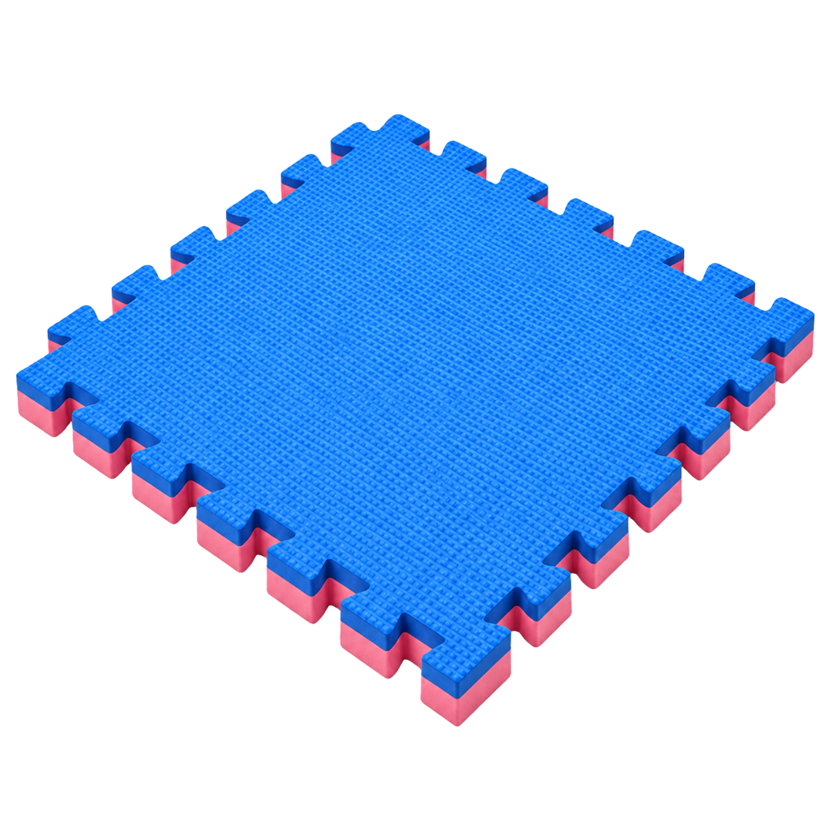 Puzzle tatami športová podložka 100x100x4 cm LEE červeno-modrý