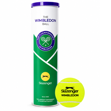 Tenisové Loptičky, Sada 4 ks Slazenger Wimbledon