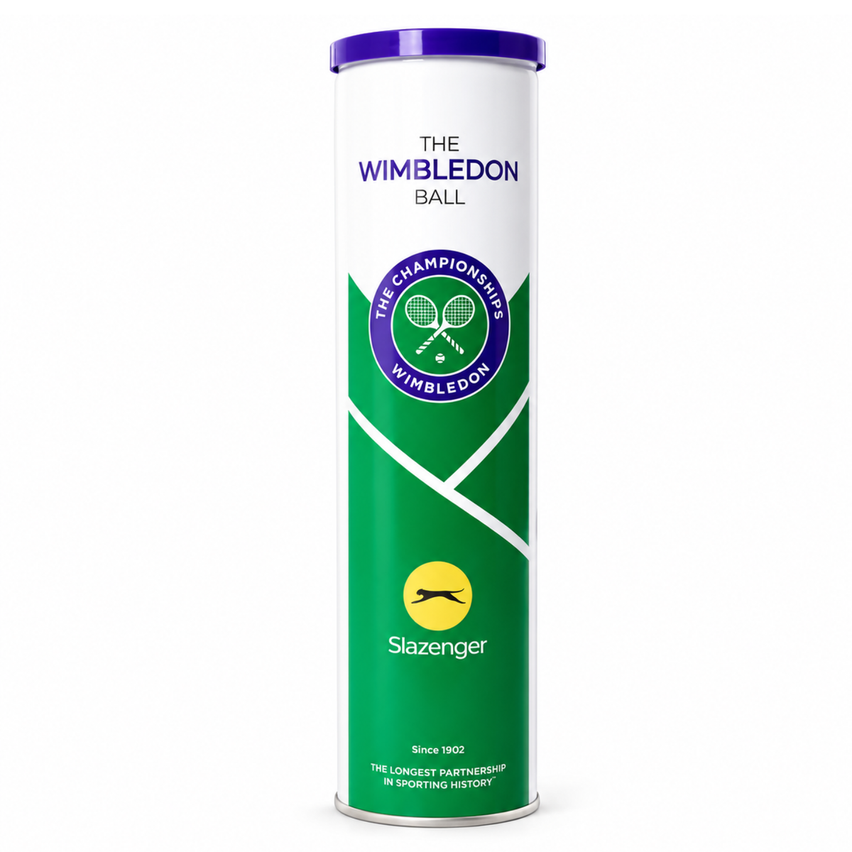 Tenisové Loptičky, Sada 4 ks Slazenger Wimbledon