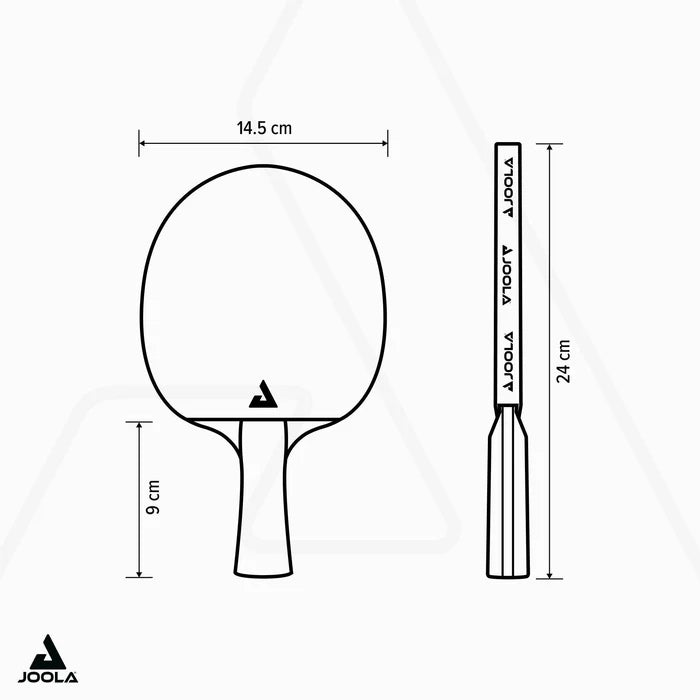 Detská stolnotenisová raketa s pohodlným úchopom JOOLA ROSSI JR PRO