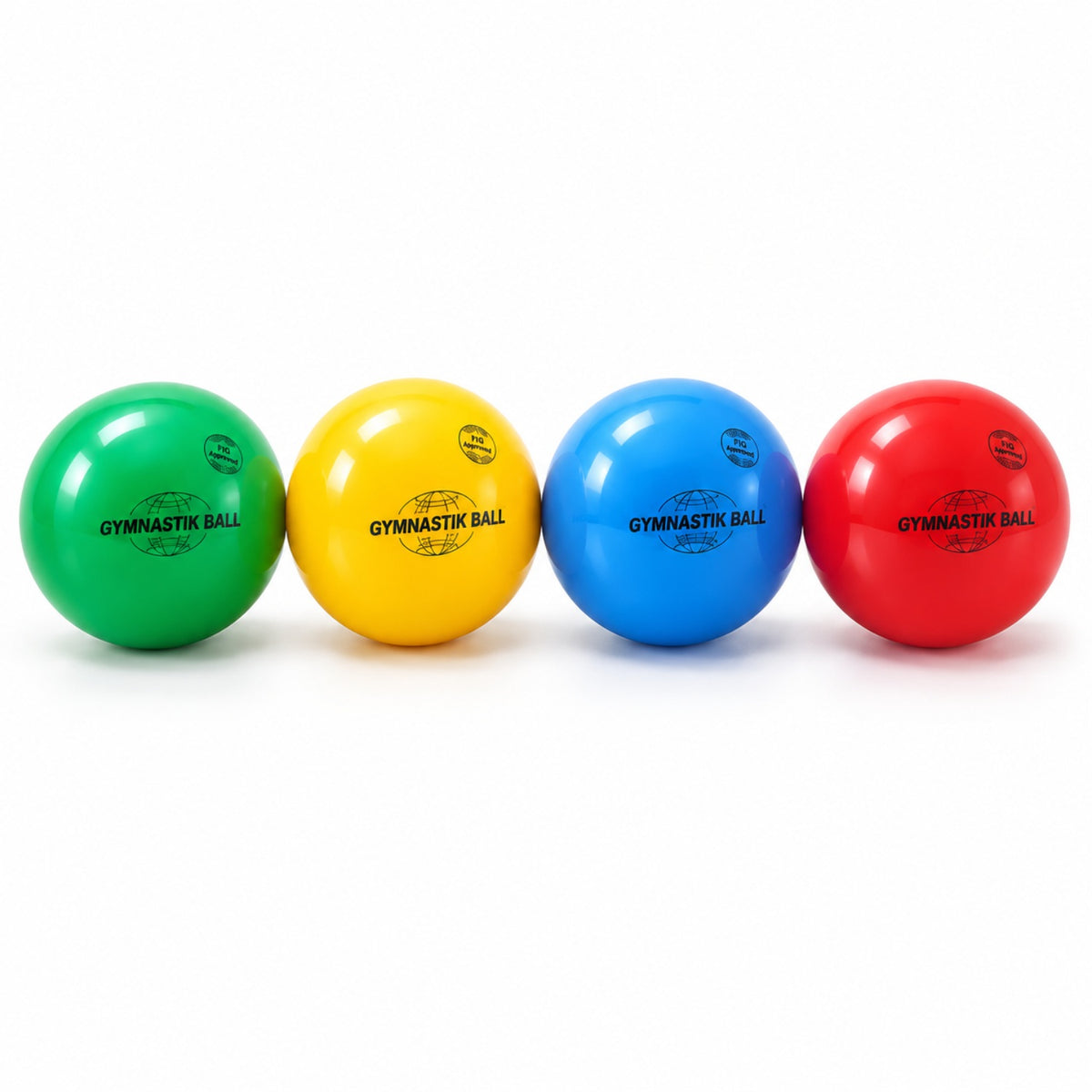 Gymnastická / rytmická lopta Zelená 19 cm PLASTO